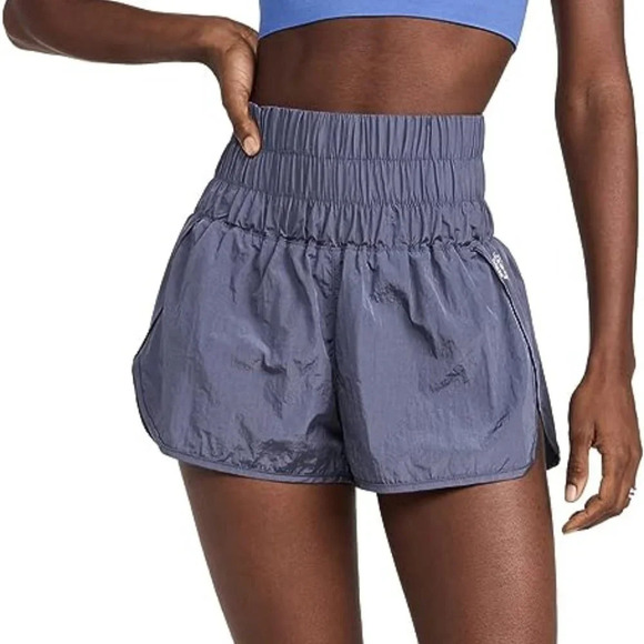Free People Movement Purple Wayward Home Shorts - Picture 1 of 6